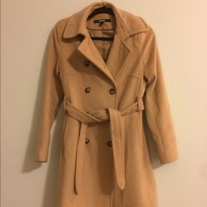 DKNY Camel Cashmere Peacoat